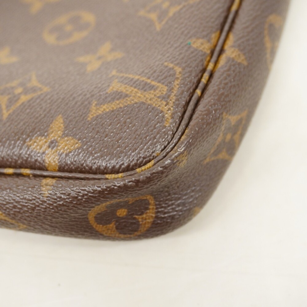 LOUIS VUITTON Brown Monogram Pochette Pouch - Picture 6 of 8